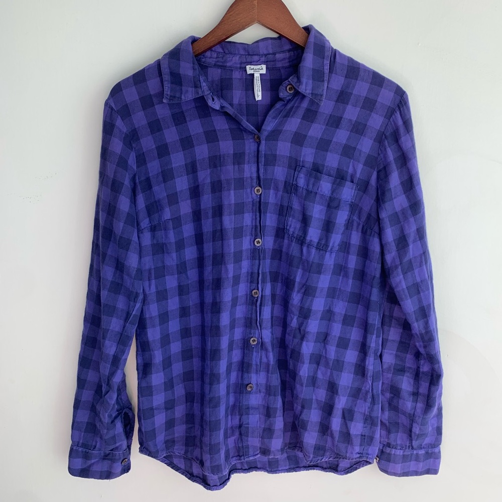 Splendid button up flannel M - Picture 7 of 7